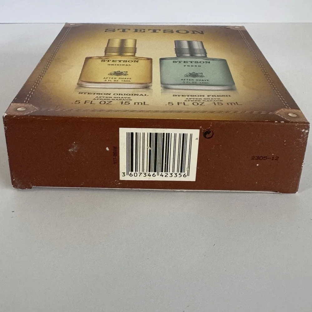 Stetson Original &‎ Fresh After Shave - 2 Piece Gift Set .5oz 15ml